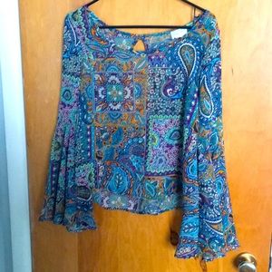 Belle sleeved blouse